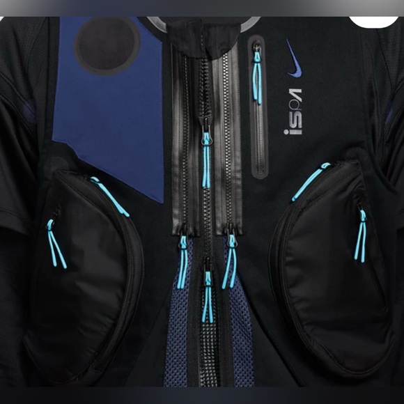 NWT Nike ISPA Gilet 2.0 Vest 'Black Midnight Navy' FB2376-010 - Picture 3 of 8